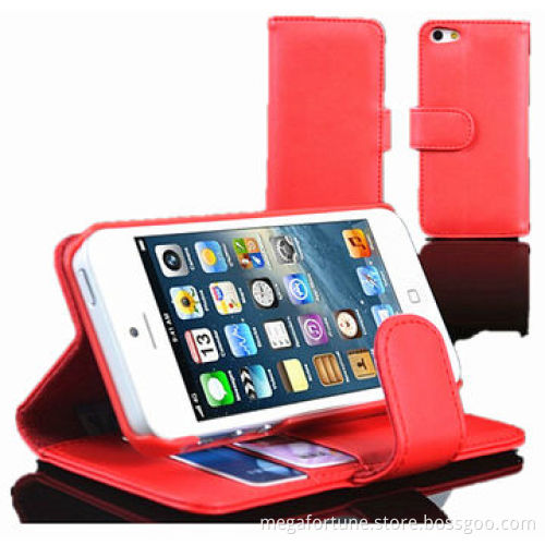 Stitching litchi pattern leather case for iPhone 5s, manufacturer, wallet function